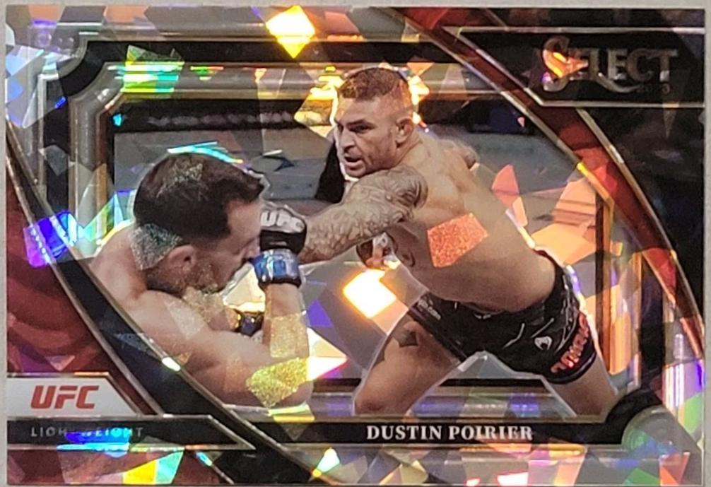 Dustin Poirier 2023 Panini Select UFC Mezzanine #371 Cracked Ice