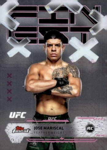 Jose Mariscal 2025 Topps Finest UFC Base Common #95 Superfractor