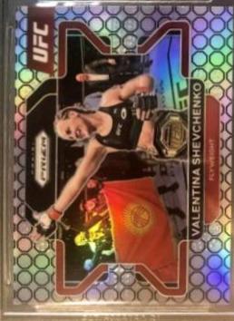 Valentina Shevchenko 2022 Panini Prizm UFC Base #52 Octagon