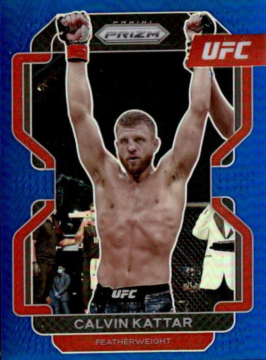 Calvin Kattar 2022 Panini Prizm UFC Base #169 Blue