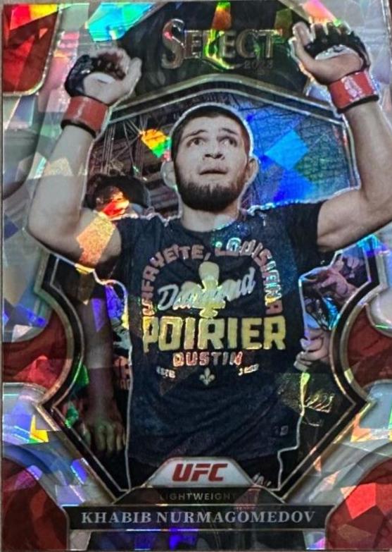 Khabib Nurmagomedov 2023 Panini Select UFC Premier Level #116 Cracked Ice
