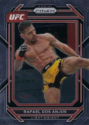 Rafael Dos Anjos 2023 Panini Prizm UFC Base #194 Ruby Wave