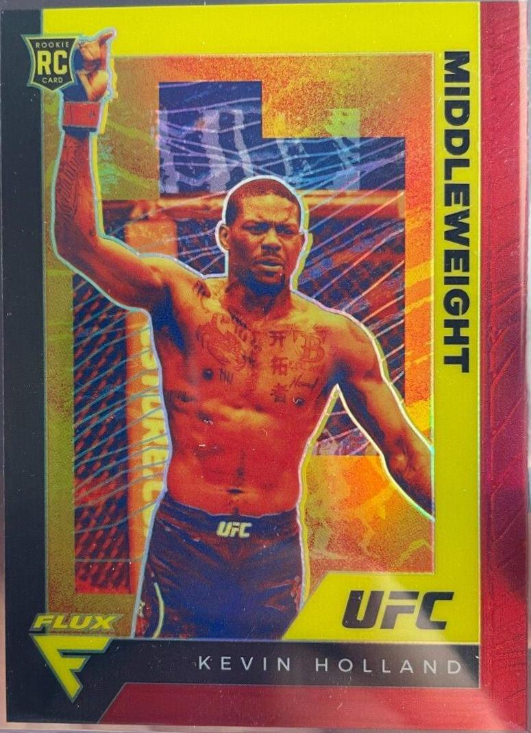 Kevin Holland 2021 Panini Chronicles UFC Base Flux #241 Red