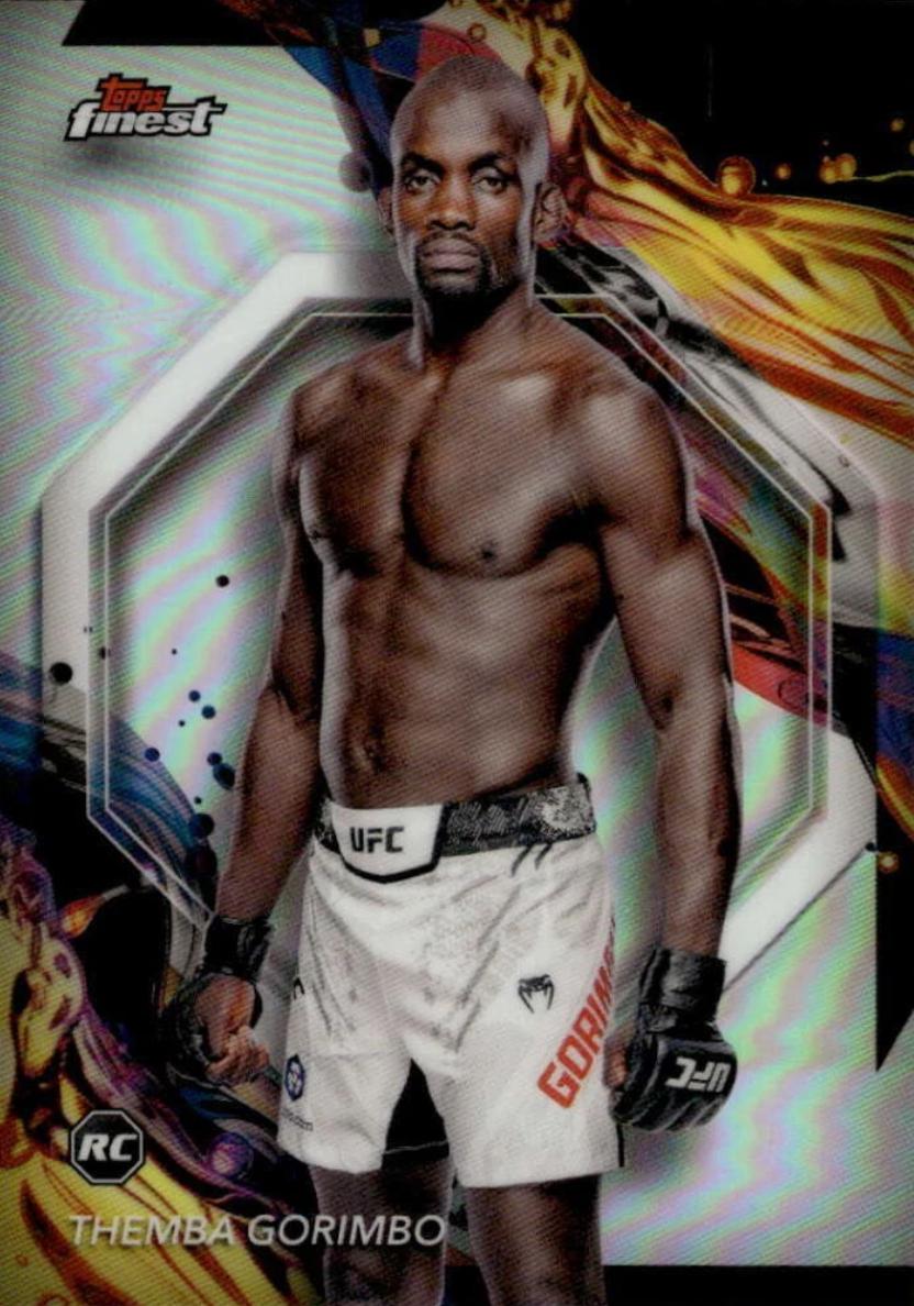 Themba Gorimbo 2024 Topps Finest UFC Base Uncommon #187 Refractor