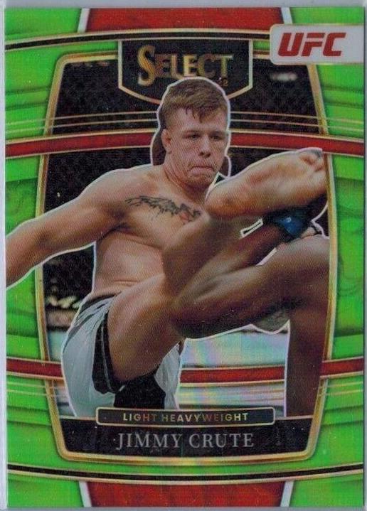 Jimmy Crute 2022 Panini Select UFC Concourse #78 Green