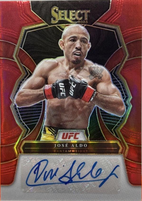 José Aldo 2023 Panini Select UFC Signatures #39 Black