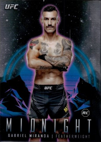 Gabriel Miranda 2024 Topps Midnight UFC Base #43 Topps Industry Conference Promo