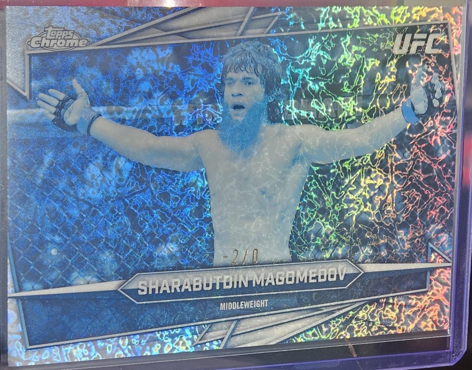 Shara Magomedov 2026 Topps Chrome UFC Base #21 Frozenfractor