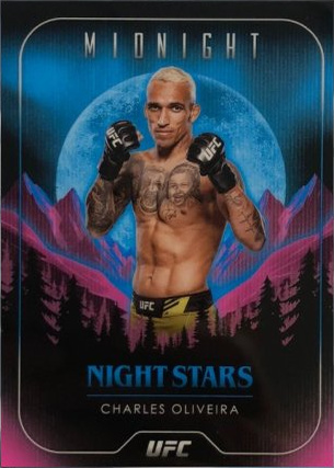 Charles Oliveira 2024 Topps Midnight UFC Night Stars #NS-24 Moon Beam