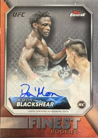 Da'Mon Blackshear 2024 Topps Finest UFC Rookie Finest Autographs #RFA-DB Red Refractor
