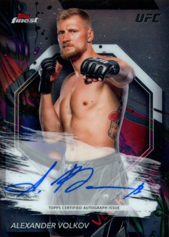 Alexander Volkov 2024 Topps Finest UFC Finest Autographs #FA-AVV Superfractor