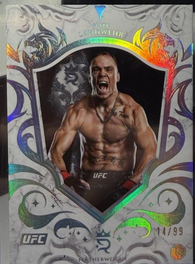 Nate Landwehr 2025 Topps Royalty UFC Base #40 Red
