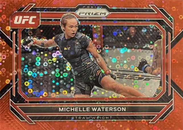 Michelle Waterson-Gomez 2023 Panini Prizm Under Card UFC Base #9 Red