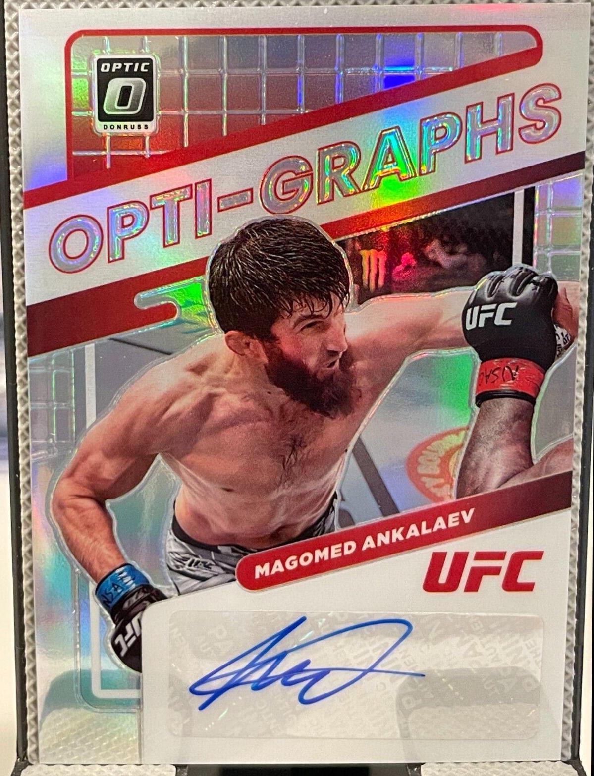 Magomed Ankalaev 2022 Panini Donruss Optic UFC Opti-Graphs #10 Holo