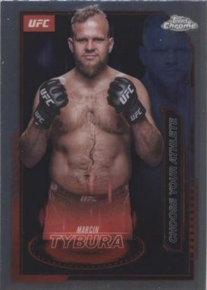 Marcin Tybura 2025 Topps Chrome UFC Mission Control #MCL-18 Superfractor