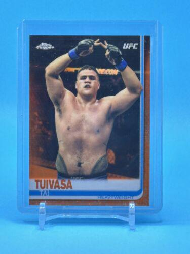 Tai Tuivasa 2019 Topps Chrome UFC Base #40 Orange