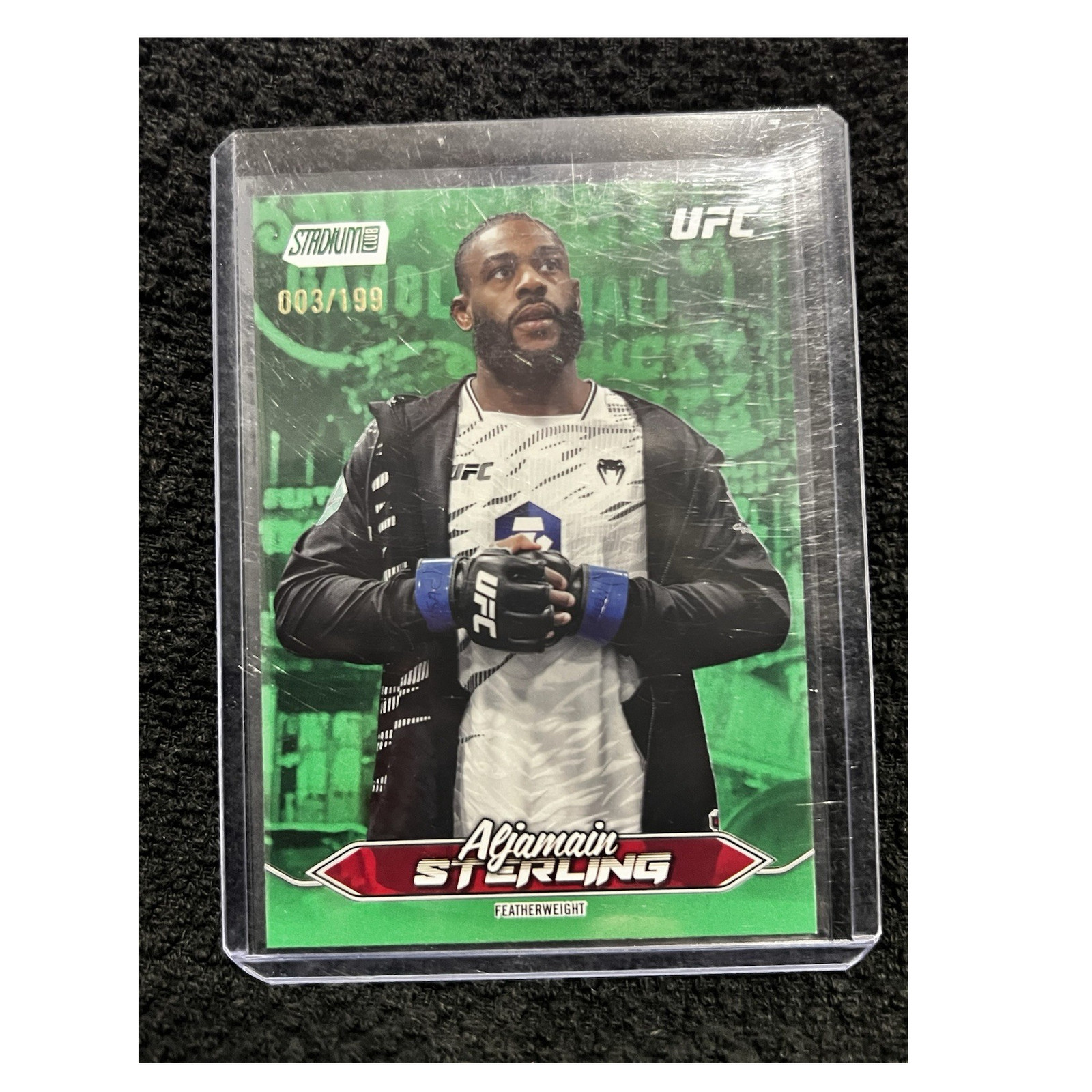 Aljamain Sterling 2025 Topps Stadium Club UFC Base #50 Green