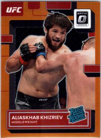 Aliaskhab Khizriev 2023 Panini Donruss Optic UFC Base #118 Orange