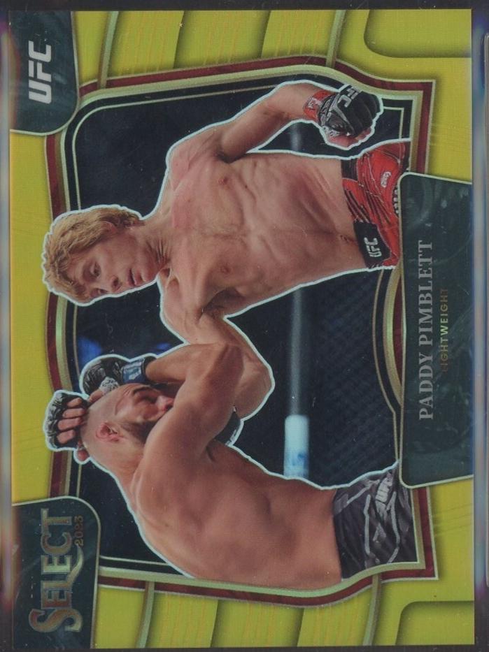 Paddy Pimblett 2023 Panini Select UFC Octagonside #225 Gold