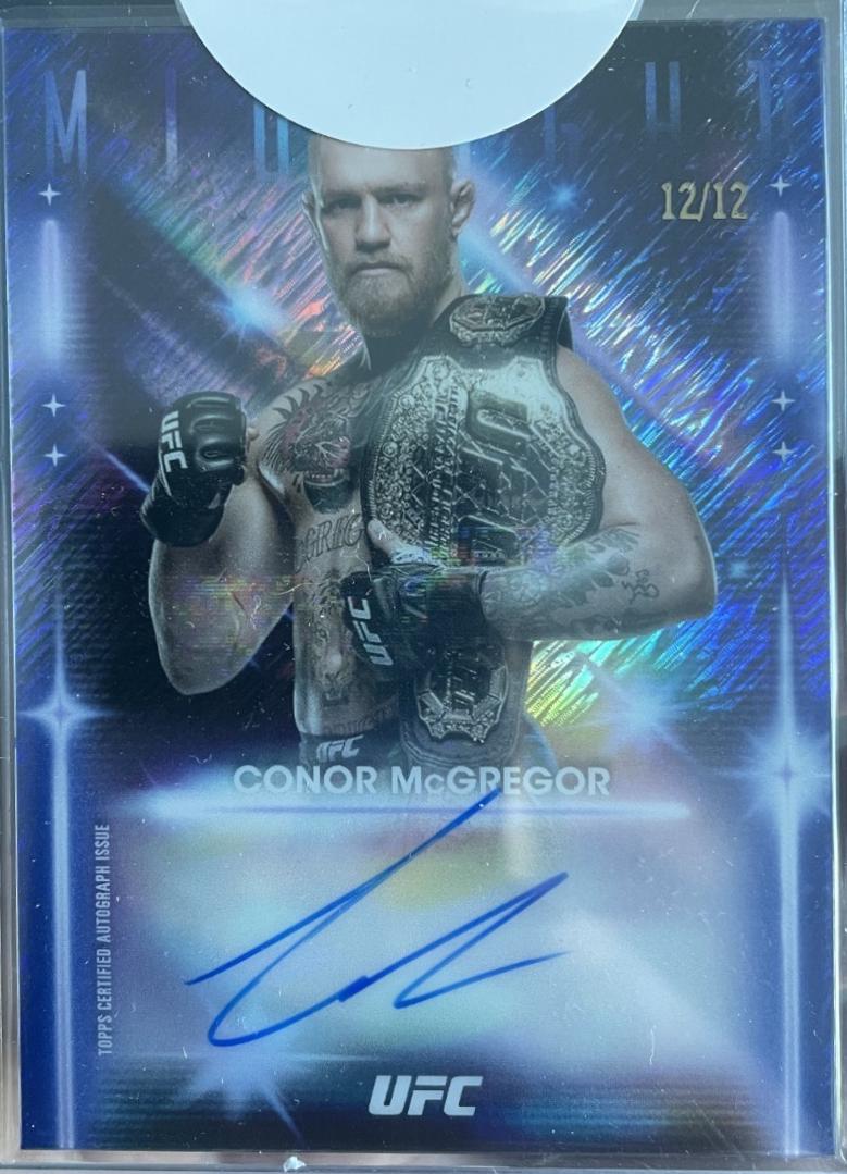 Conor McGregor 2025 Topps Midnight UFC Glimmer Graphs #GRG-CM Midnight