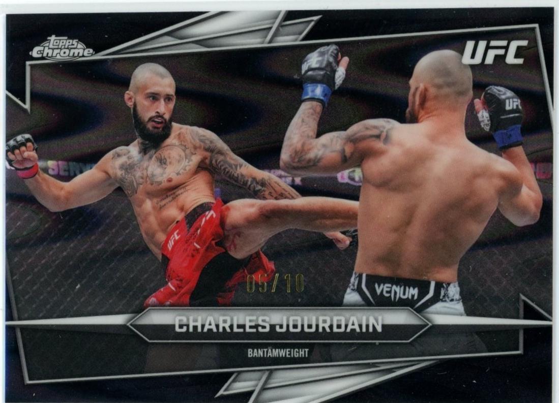 Charles Jourdain 2026 Topps Chrome UFC Base #169 Sonar Refractor