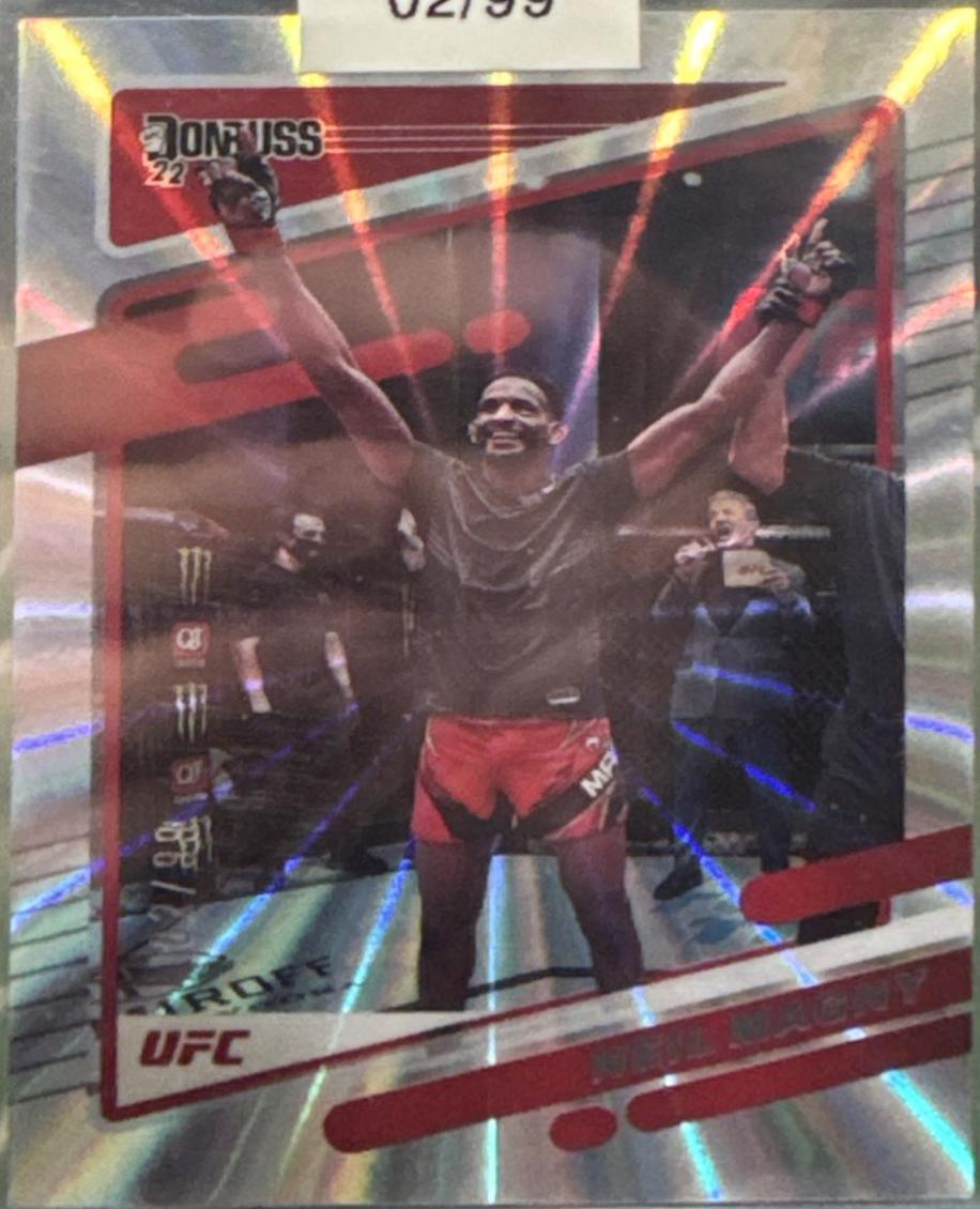 Neil Magny 2022 Panini Donruss UFC Base #56 Laser