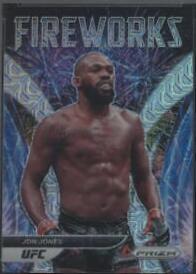 Jon Jones 2022 Panini Prizm UFC Fireworks #20 Mojo
