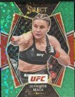 Jennifer Maia 2022 Panini Select UFC Premier Level #146 Green Disco
