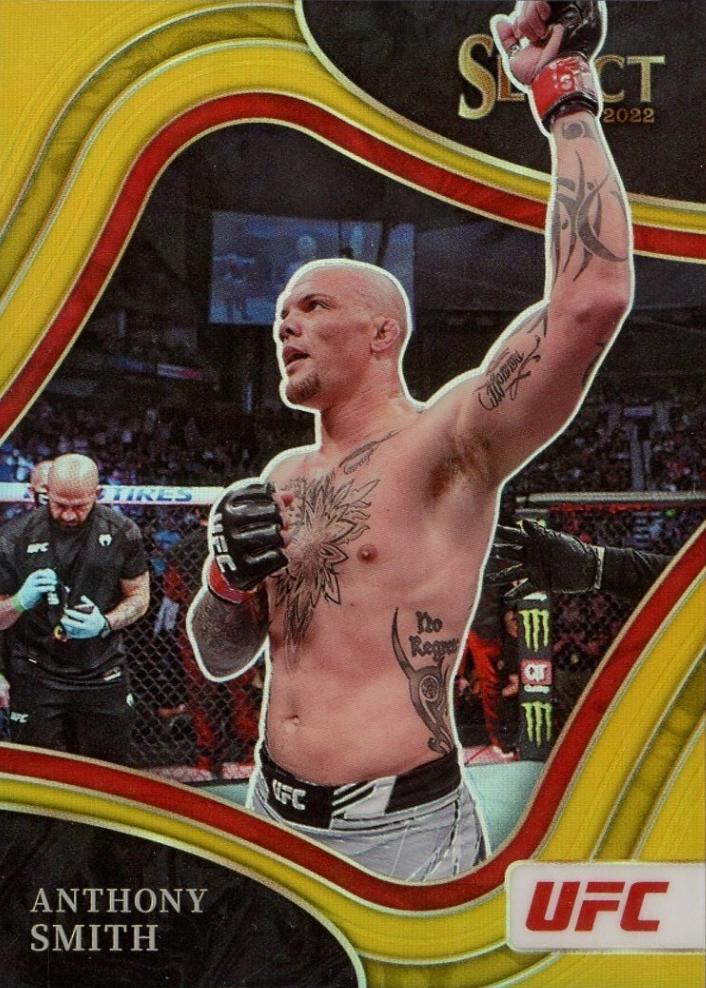 Anthony Smith 2022 Panini Select UFC Octagonside #228 Gold