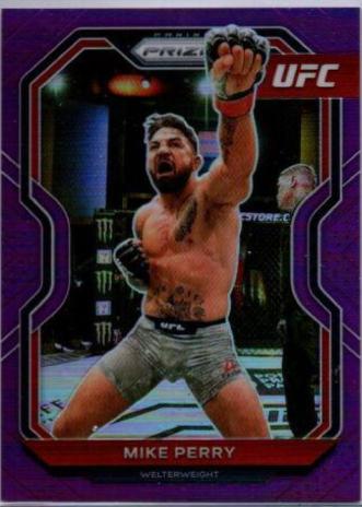 Mike Perry 2021 Panini Prizm UFC Base #19 Purple