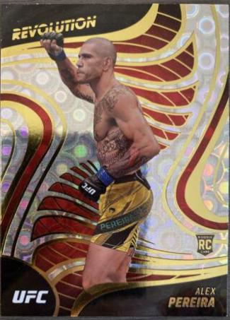 Alex Pereira 2023 Panini Chronicles UFC Revolution #15 Groove
