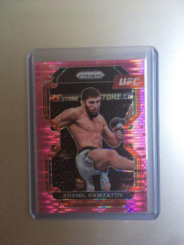 Shamil Gamzatov 2022 Panini Prizm UFC Base #182 Pink Pulsar