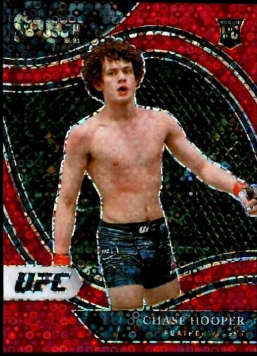 Chase Hooper 2021 Panini Select UFC Octagonside #241 Red