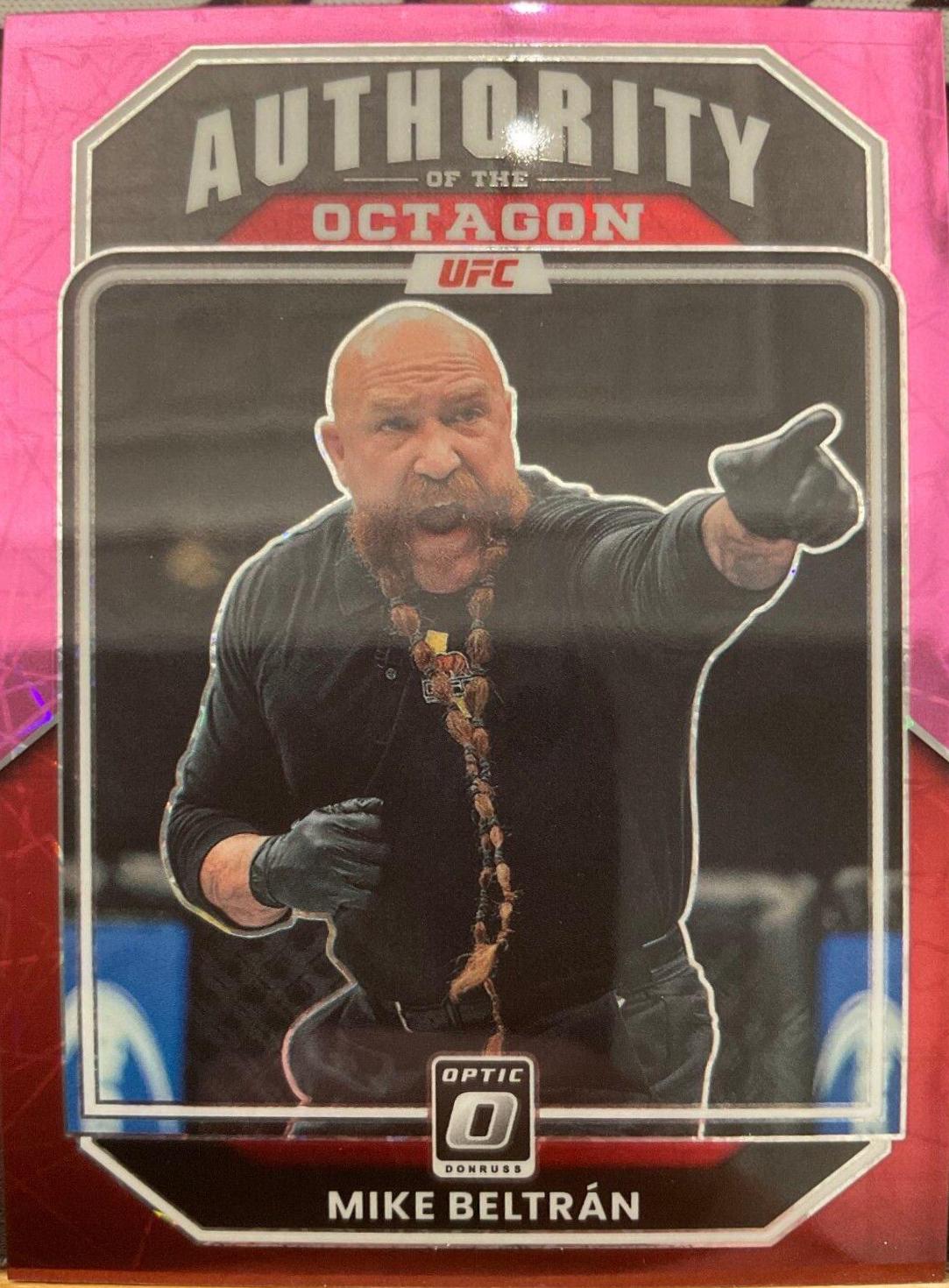 Mike Beltran 2023 Panini Donruss Optic UFC Base #149 Pink Velocity