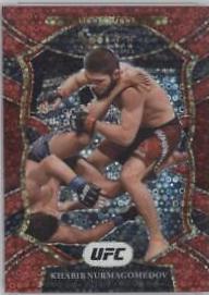 Khabib Nurmagomedov 2021 Panini Select UFC Premier Level #161 Black Prizms