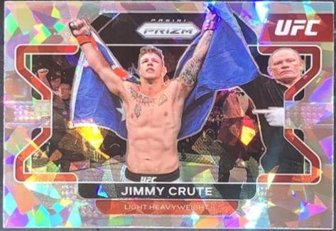Jimmy Crute 2022 Panini Prizm UFC Base #73 Ice