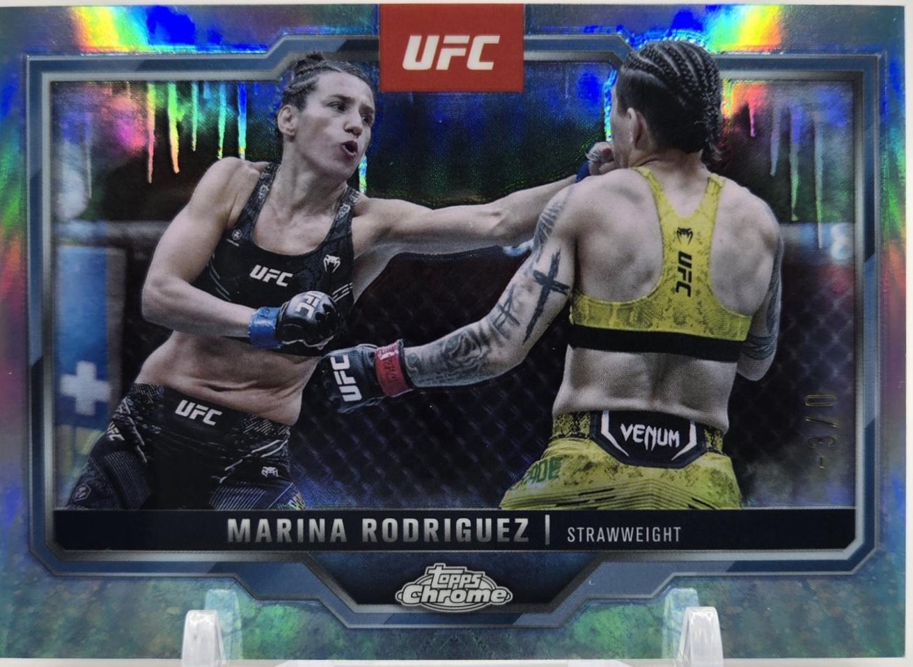 Marina Rodriguez 2025 Topps Chrome UFC Base #145 FrozenFractor