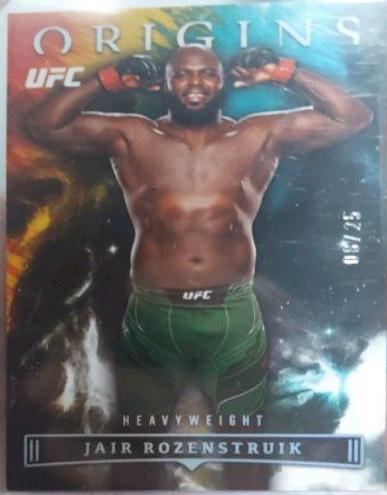 Jairzinho Rozenstruik 2023 Panini Chronicles UFC Base Origins #137 Silver