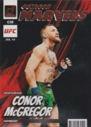 Conor McGregor 2023 Panini Donruss UFC Octagon Marvels #14 Press Proof Gold
