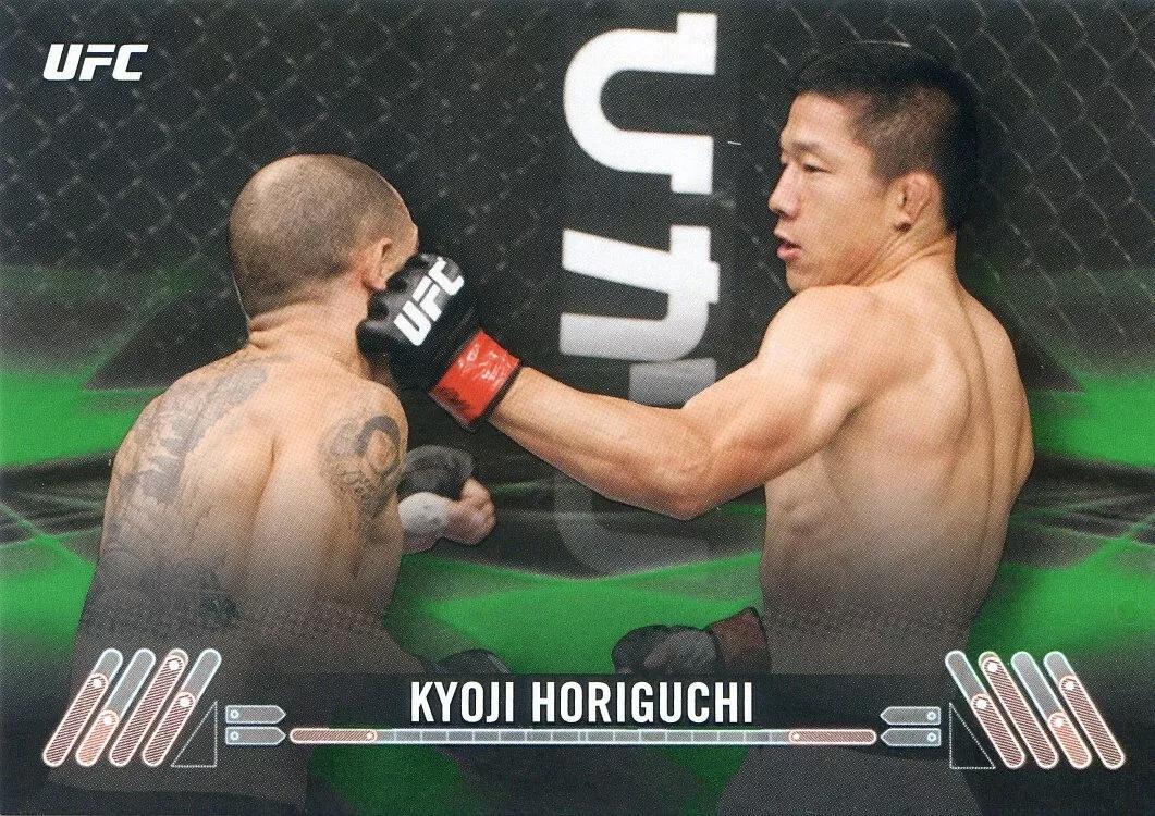 Kyoji Horiguchi 2017 Topps UFC Knockout Base #98 Green