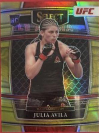 Julia Avila 2022 Panini Select UFC Concourse #91 Gold