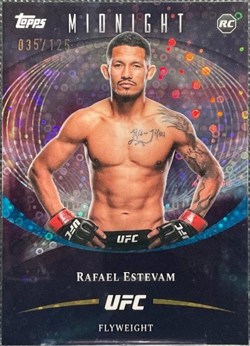 Rafael Estevam 2026 Topps Midnight UFC Base #91 Morning