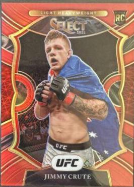 Jimmy Crute 2021 Panini Select UFC Concourse #73 Red