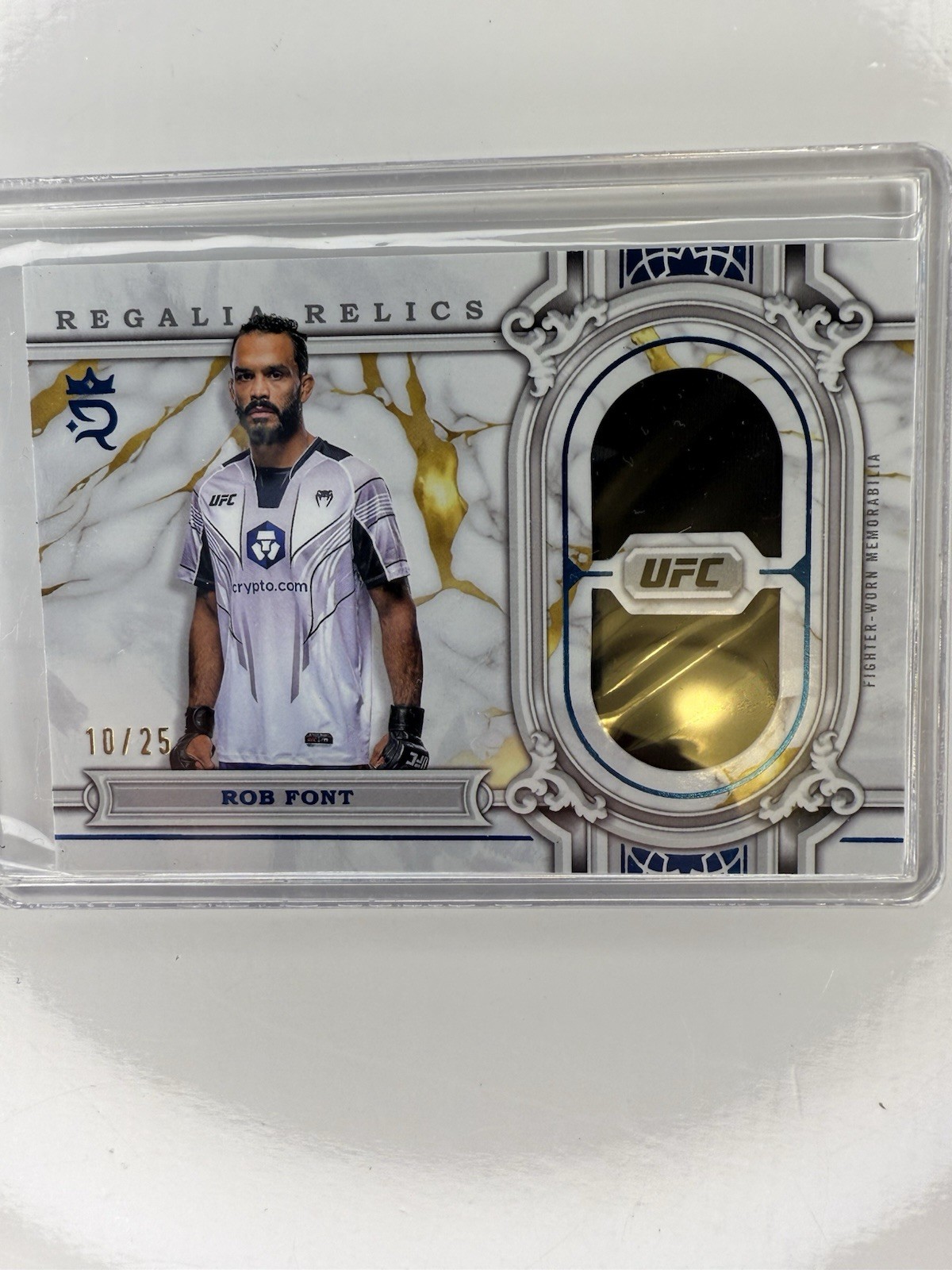 Rob Font 2024 Topps Royalty UFC Regalia Relics #RAR-7 Blue