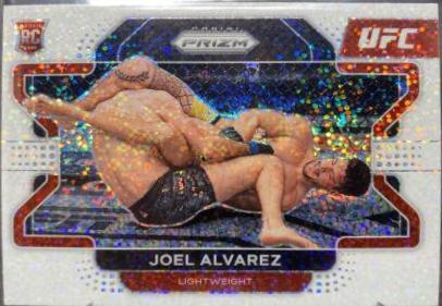 Joel Alvarez 2022 Panini Prizm UFC Base #93 White Sparkle