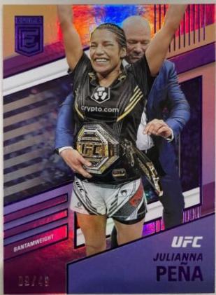Julianna Peña 2022 Panini Chronicles UFC Base Elite #251 Purple
