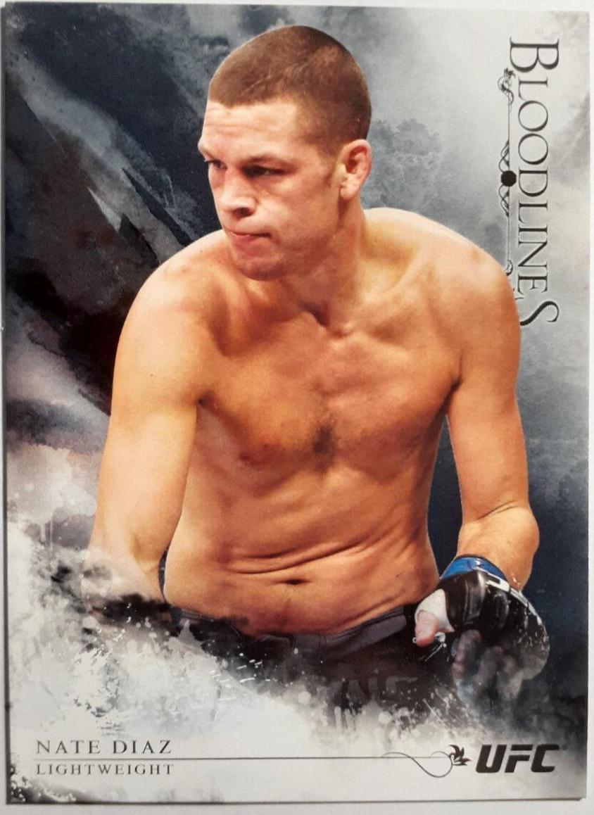 Nate Diaz 2014 Topps UFC Bloodlines Base #36 Black