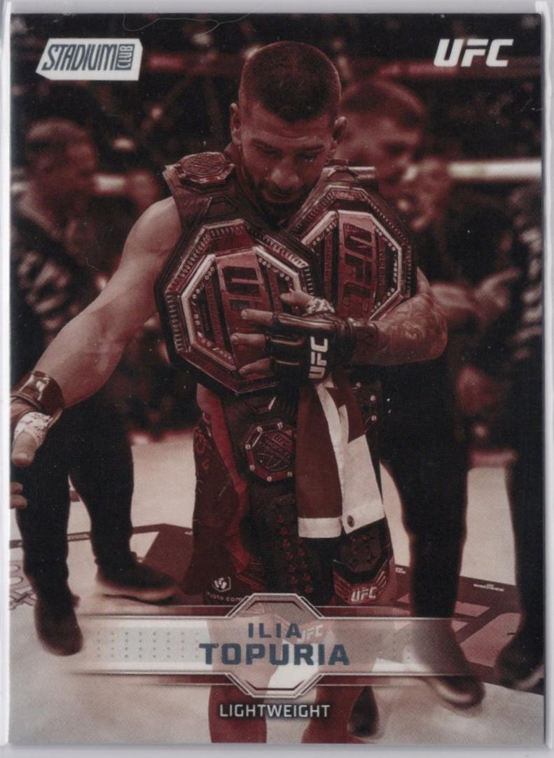 Ilia Topuria 2026 Topps Stadium Club UFC Base #6 Sepia