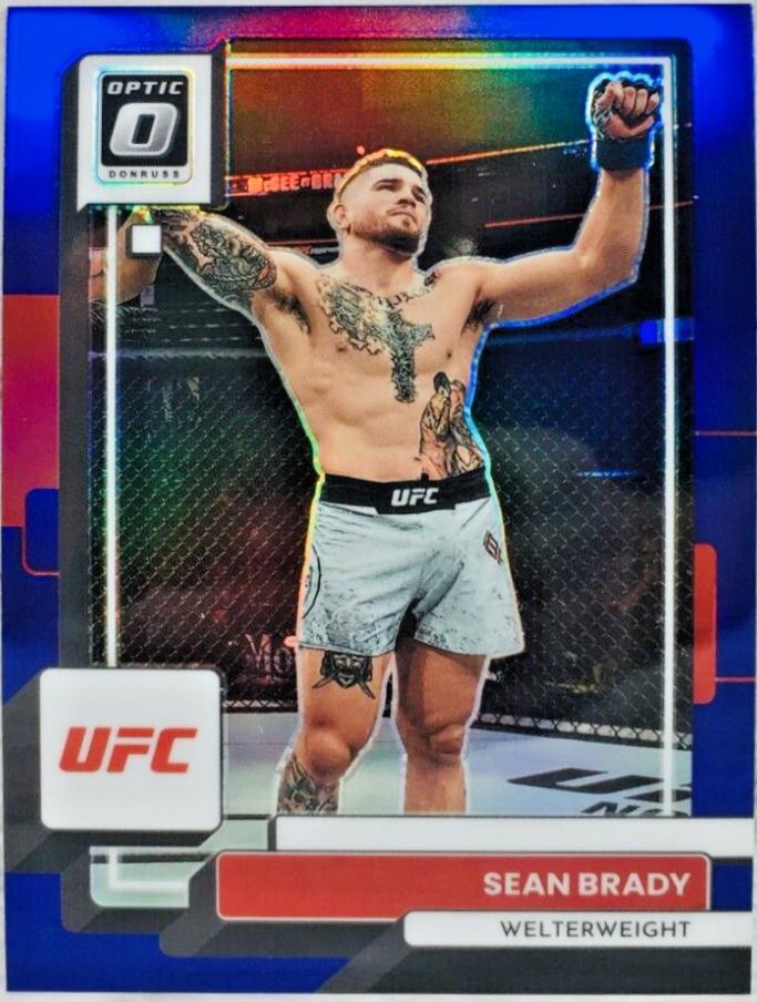 Sean Brady 2023 Panini Donruss Optic UFC Base #14 Purple