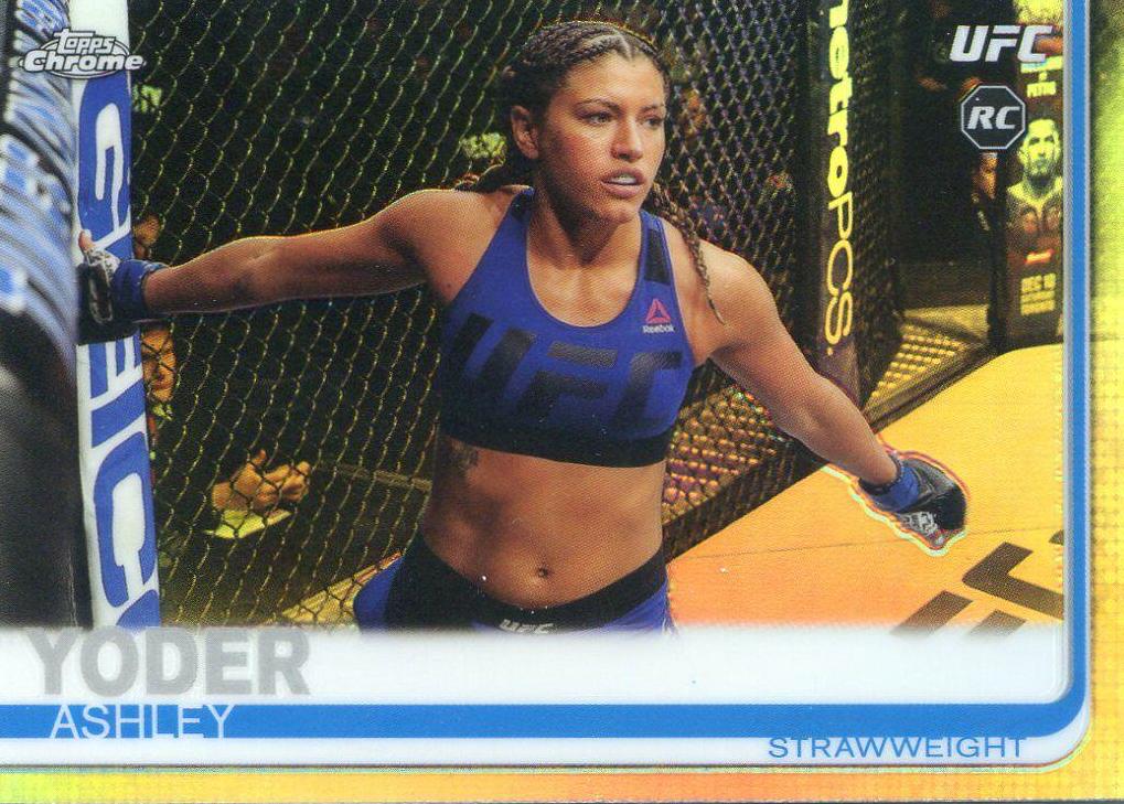Ashley Yoder 2019 Topps Chrome UFC Base #65 Refractor